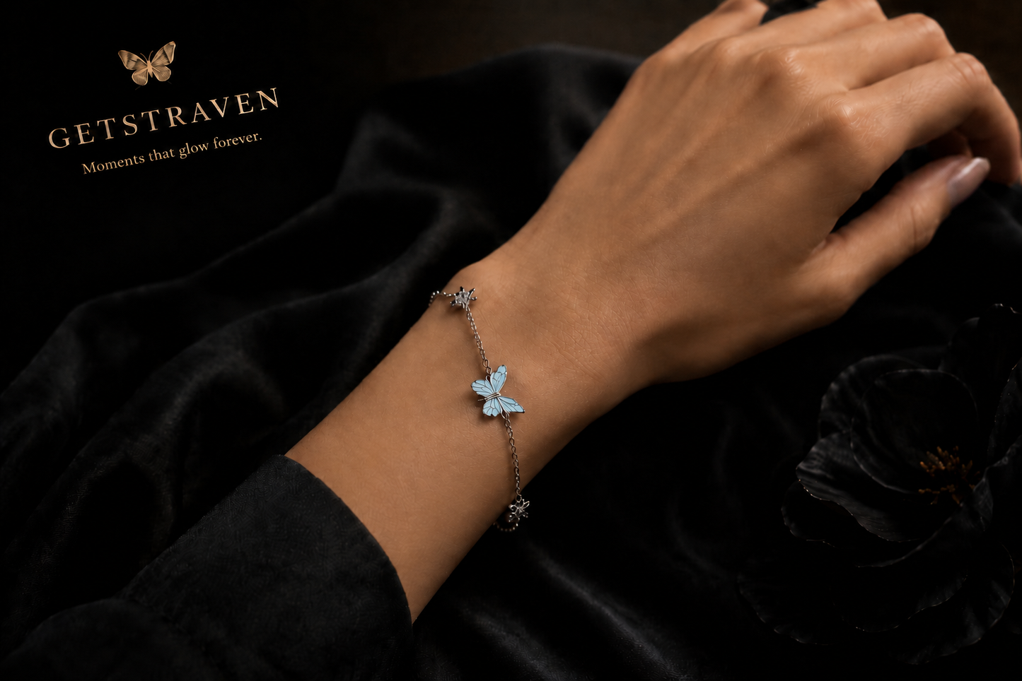 Luminous Butterfly Bracelet