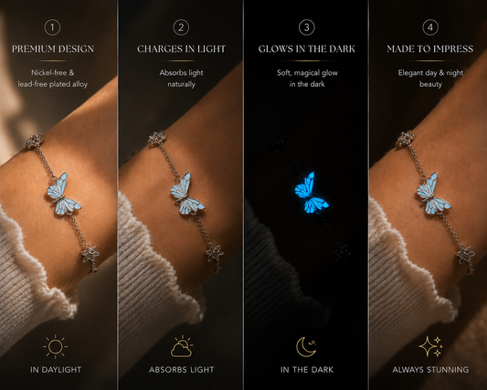 Luminous Butterfly Bracelet